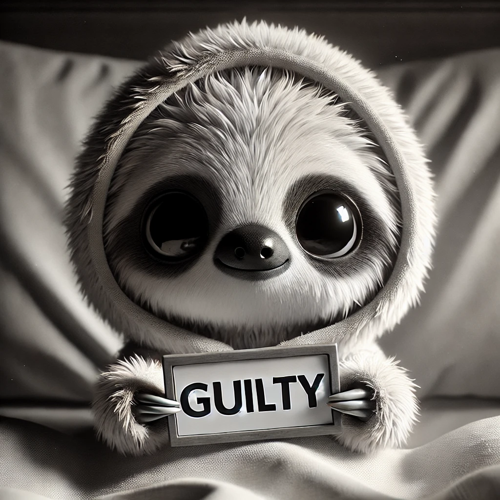 The Heavy Burden of Guilt—And Why We Sloths Carry it Differently